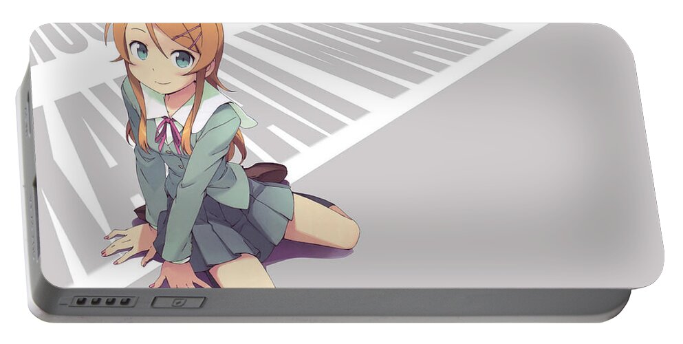 Oreimo Portable Battery Charger featuring the digital art Oreimo #1 by Super Lovely