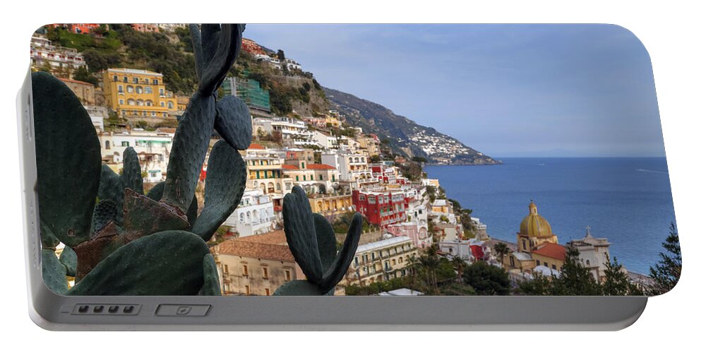 Positano Portable Battery Charger featuring the photograph Positano - Amalfi Coast #1 by Joana Kruse