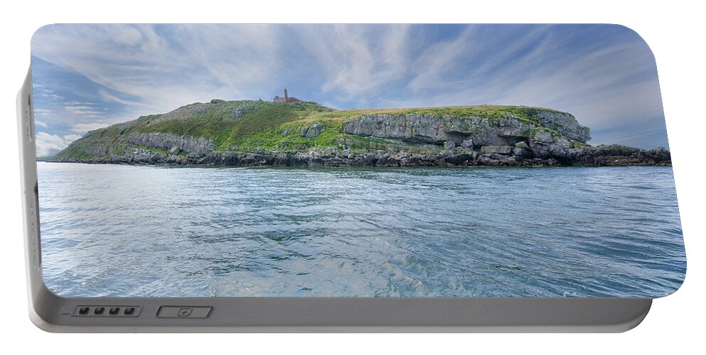 Puffin Island Portable Battery Charger featuring the photograph Puffin Island #1 by Steev Stamford