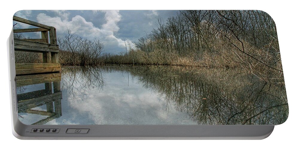 Reflect Portable Battery Charger featuring the photograph Reflection by Jackson Pearson