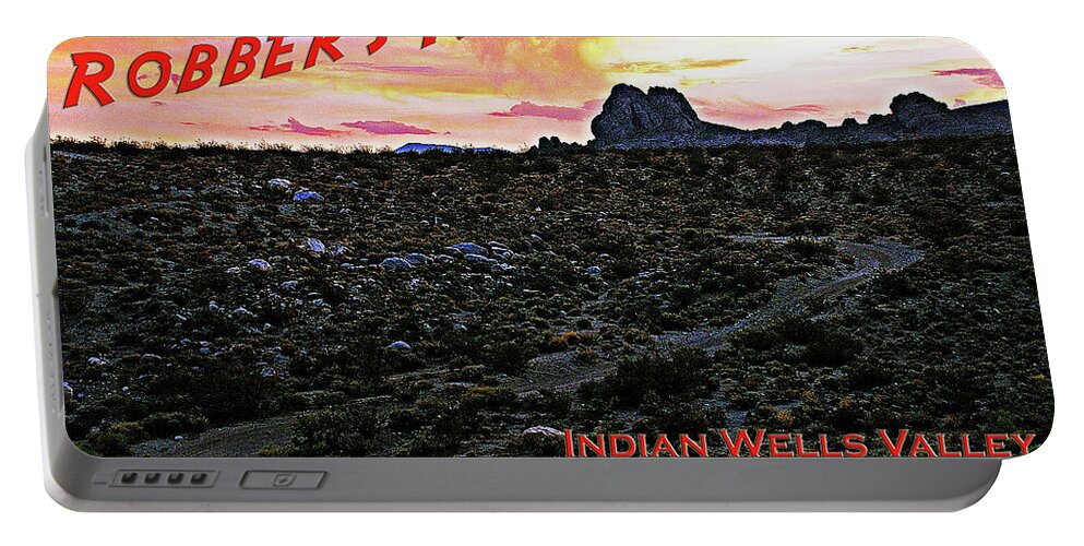 Robber's Roost Portable Battery Charger featuring the photograph Robber's Roost California #1 by John Bennett