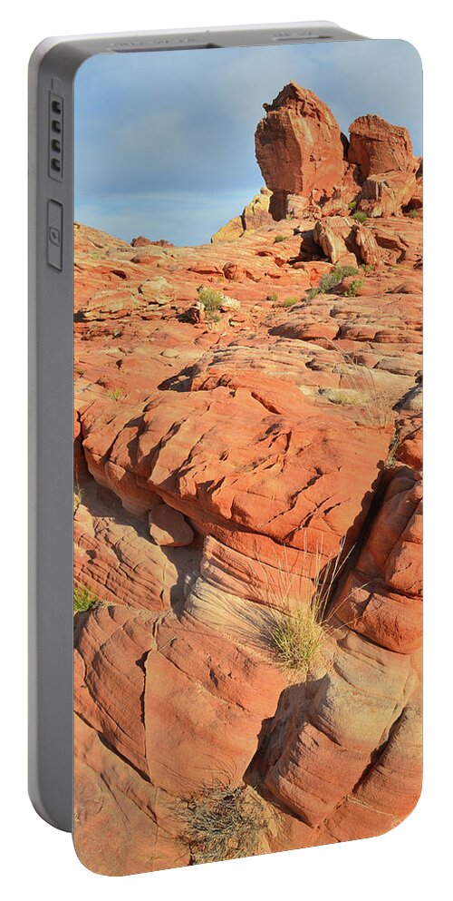 Valley Of Fire State Park Portable Battery Charger featuring the photograph Sandstone Slope in Valley of Fire #2 by Ray Mathis
