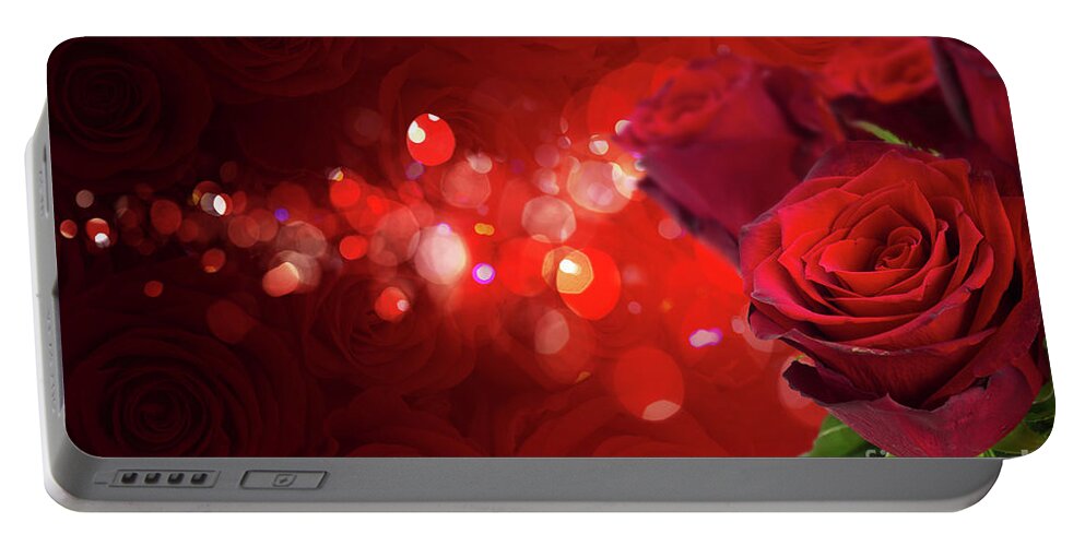 Rose Portable Battery Charger featuring the photograph Color of Love by Anastasy Yarmolovich