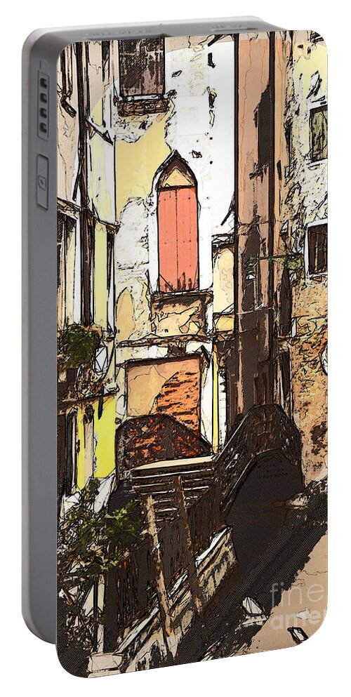 Italy Portable Battery Charger featuring the photograph Serene Venice #2 by Jack Torcello
