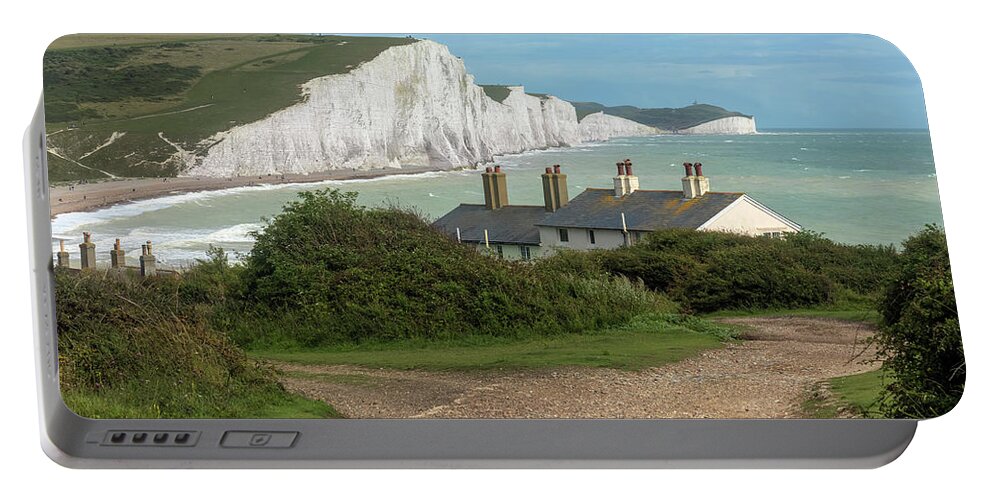 Seven Sisters Portable Battery Charger featuring the photograph Seven Sisters - England #1 by Joana Kruse