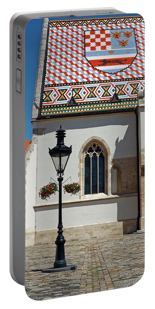 St. Mark's Church Portable Battery Charger featuring the photograph St. Mark's Church #1 by Sally Weigand