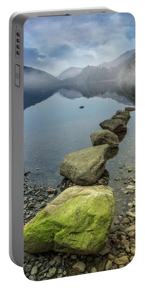 Morning Portable Battery Charger featuring the photograph Stepping Stones #1 by Ian Mitchell