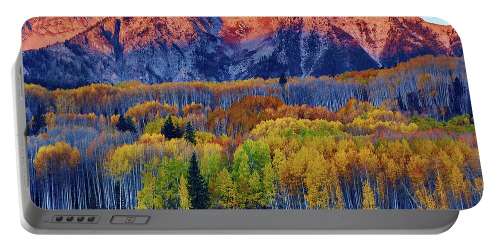 Autumn Portable Battery Charger featuring the photograph October Grace by John De Bord