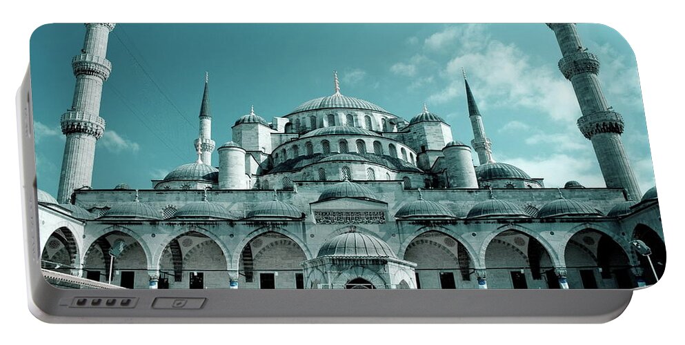 Sultan Ahmed Mosque Portable Battery Charger featuring the photograph Sultan Ahmed Mosque #1 by Jackie Russo