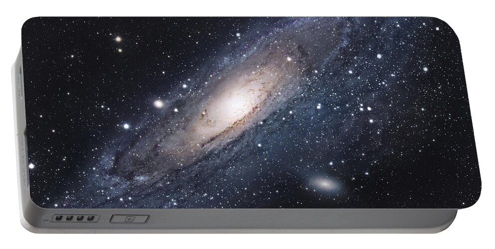 Constellation Portable Battery Charger featuring the photograph The Andromeda Galaxy #1 by Robert Gendler