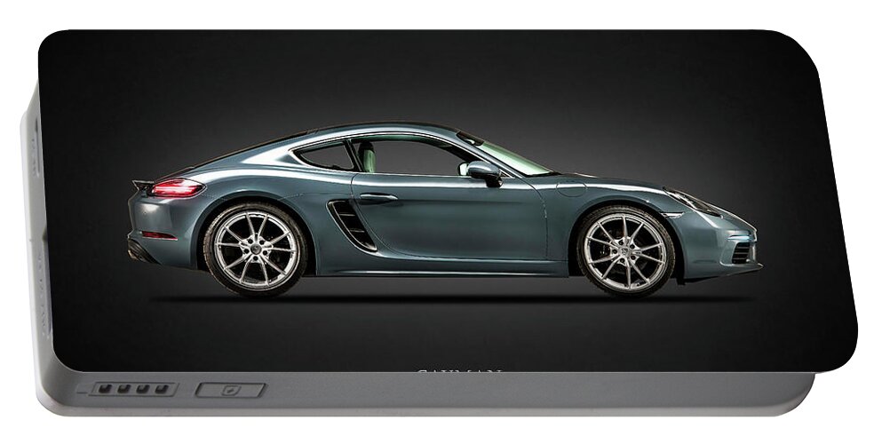 Porsche Cayman Portable Battery Charger featuring the photograph The Cayman #2 by Mark Rogan