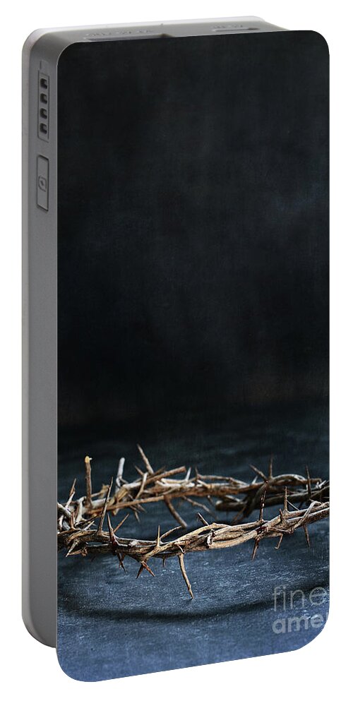 Crown Portable Battery Charger featuring the photograph The Crown of Jesus Christ #1 by Stephanie Frey