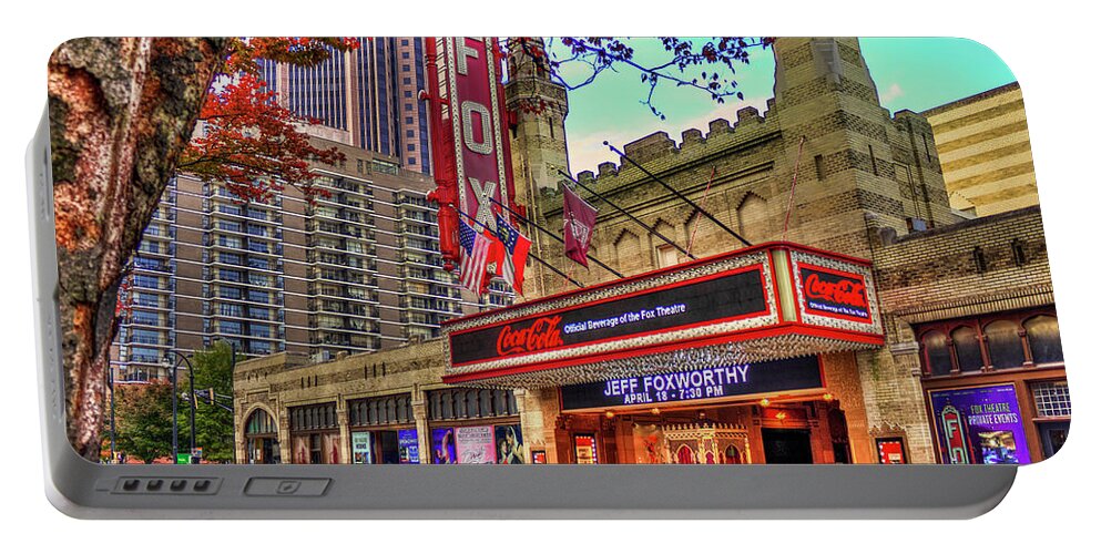 Reid Callaway Fox Theatre Images Portable Battery Charger featuring the photograph The Fabulous FOX Theatre Atlanta Georgia Architectural Art by Reid Callaway