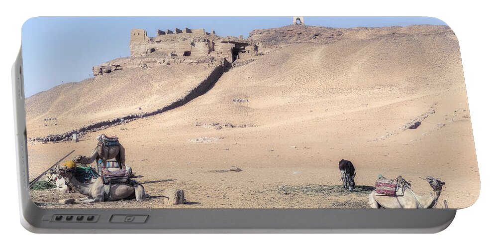 Tombs Of The Nobles Portable Battery Charger featuring the photograph Tombs of the Nobles - Egypt #1 by Joana Kruse