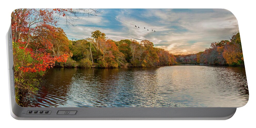 Park Portable Battery Charger featuring the photograph Trout Pond by Cathy Kovarik