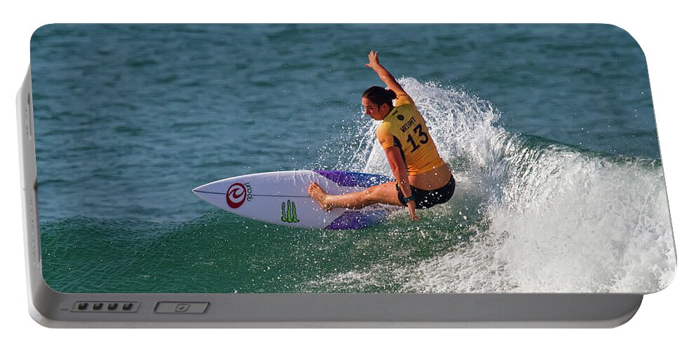 Swatch Trestle Pro 2017 Portable Battery Charger featuring the photograph Tyler Wright #1 by Waterdancer
