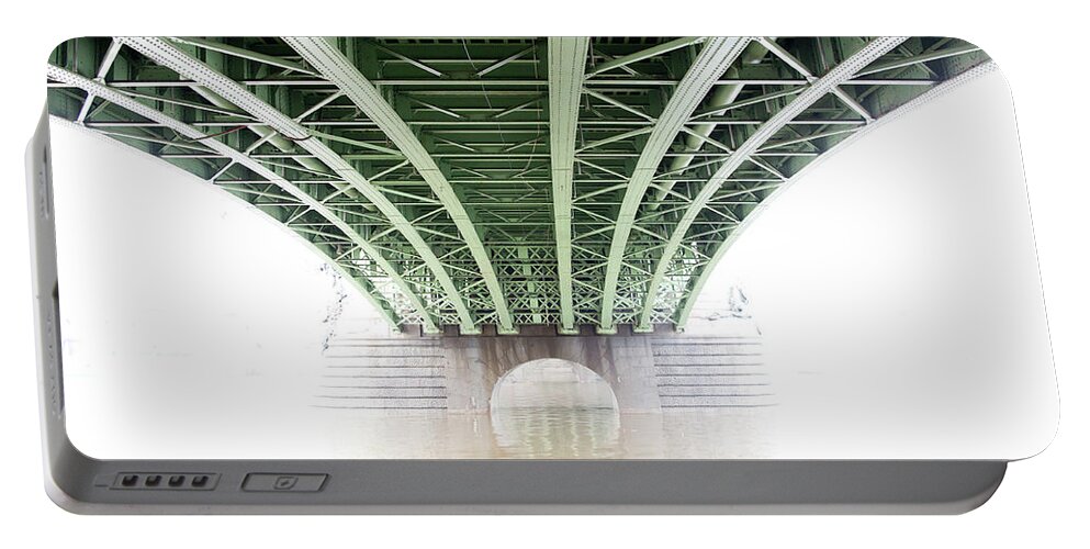 Bridge Portable Battery Charger featuring the photograph Under the bridge #1 by Michal Boubin