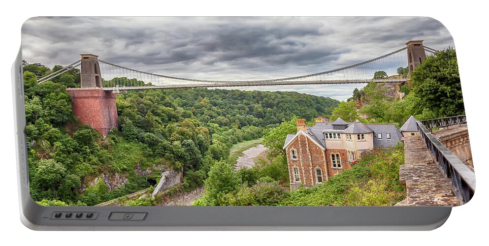 Air Portable Battery Charger featuring the photograph view at Bristol bridge #1 by Ariadna De Raadt