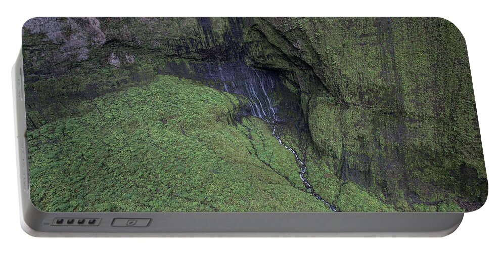 Kauai Portable Battery Charger featuring the photograph Weeping Wall KAUAI #2 by Steven Lapkin