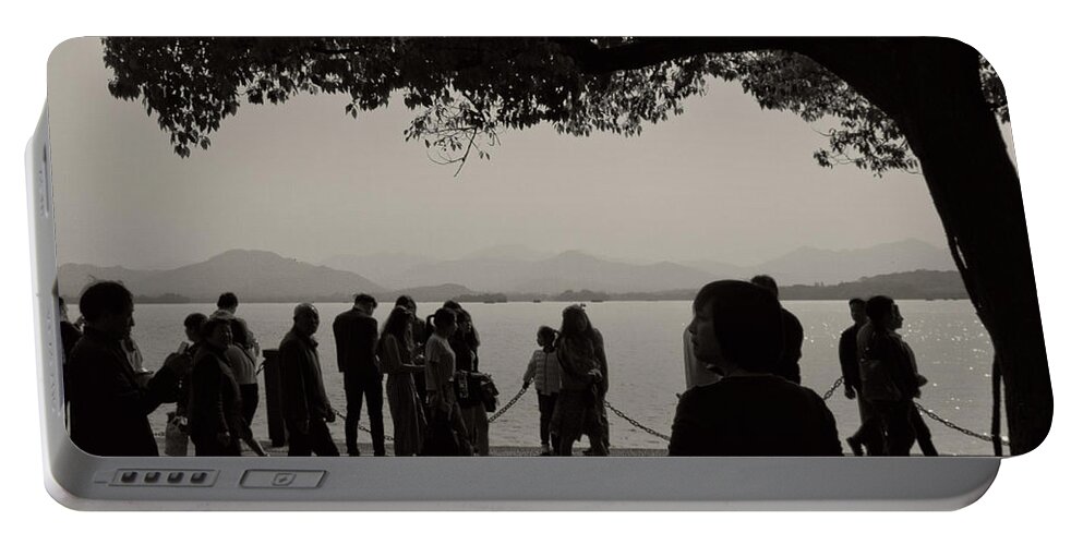 Water Portable Battery Charger featuring the photograph West Lake, Hangzhou #1 by George Taylor
