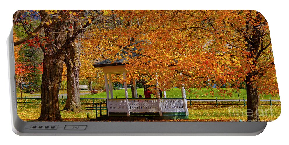 Fall Foliage Portable Battery Charger featuring the photograph Weston Vermont #2 by Scenic Vermont Photography