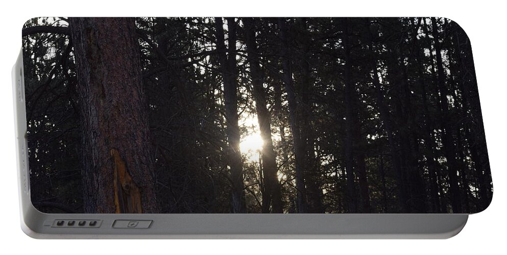 Woods Portable Battery Charger featuring the photograph Sunrise Back Country CO #2 by Margarethe Binkley