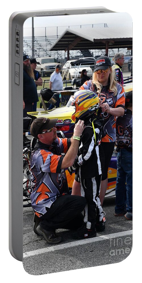 Drag Portable Battery Charger featuring the photograph Junior Drag Racing March 2017 #10 by Jack Norton