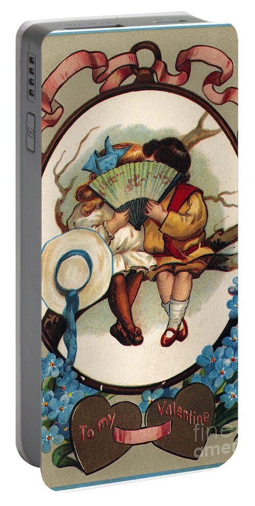 1909 Portable Battery Charger featuring the photograph Valentines Day Card #10 by Granger