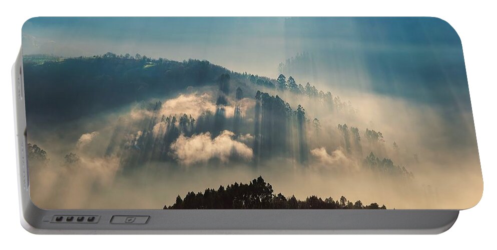 Fog Portable Battery Charger featuring the photograph Fog #11 by Mariel Mcmeeking