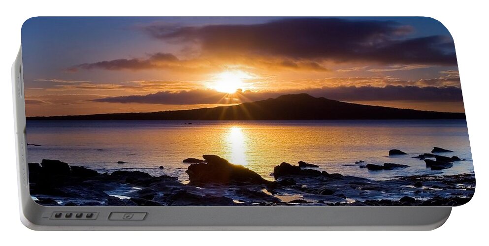 Sunrise Portable Battery Charger featuring the photograph Sunrise #11 by Mariel Mcmeeking