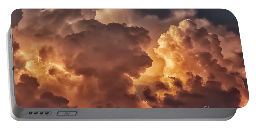 Thunderhead Portable Battery Charger featuring the photograph Thunderhead at Sunset #12 by Thomas R Fletcher