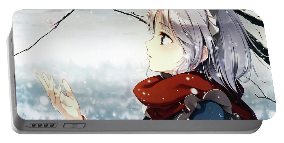 Touhou Portable Battery Charger featuring the digital art Touhou #127 by Super Lovely