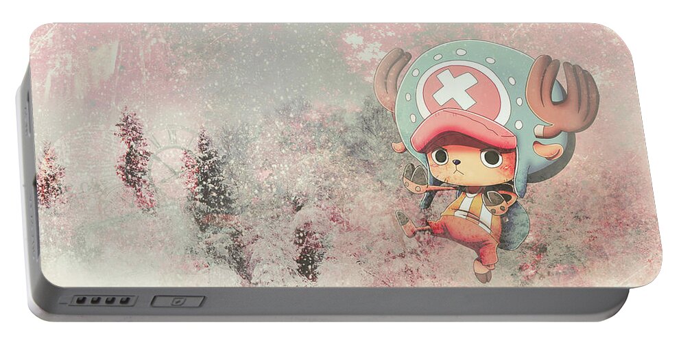 One Piece Portable Battery Charger featuring the digital art One Piece #13 by Maye Loeser