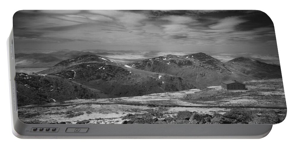 135764 Portable Battery Charger featuring the photograph 135764 Presidential Range NH Infrared by Ed Cooper Photography