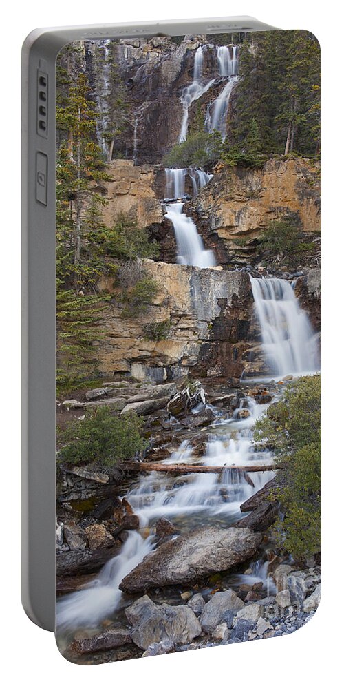 Tangle Creek Falls Portable Battery Charger featuring the photograph 151124p042 by Arterra Picture Library