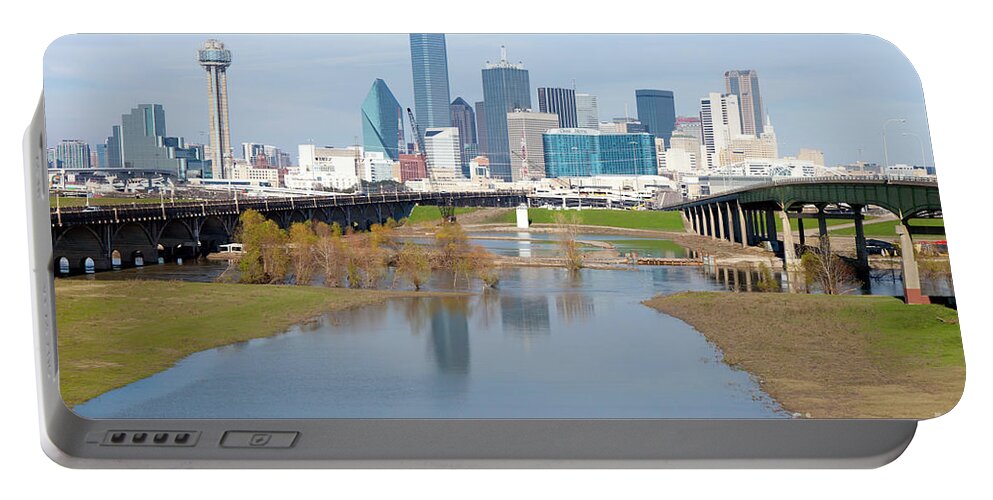Dallas Portable Battery Charger featuring the photograph Dallas Texas #17 by Anthony Totah