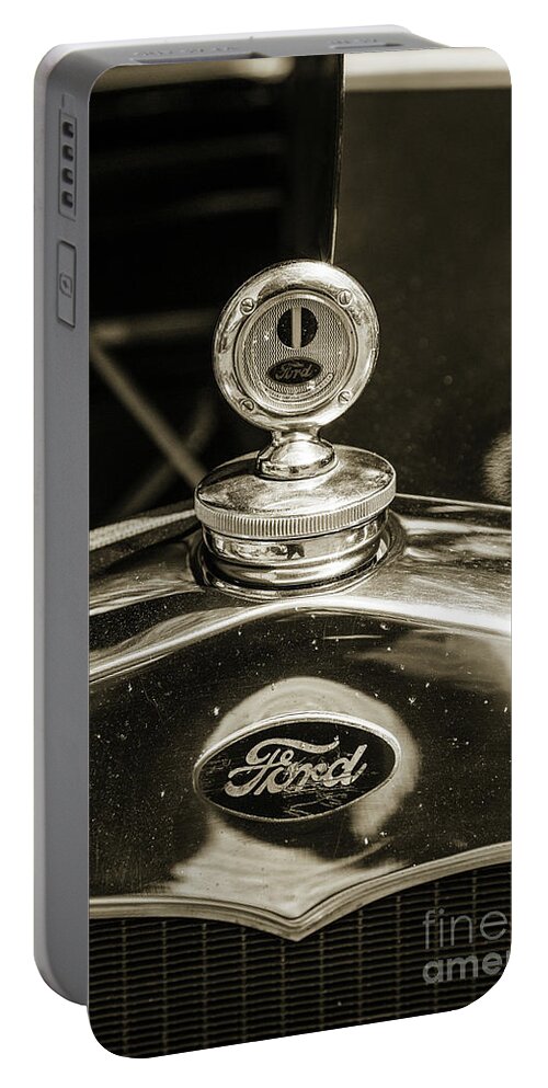 1930 Ford Portable Battery Charger featuring the photograph 1930 Ford Model A Original Sedan 5538,19 by M K Miller