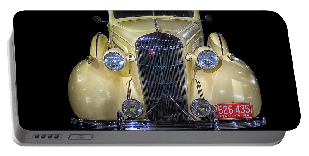 1936 Buick Business Coupe Portable Battery Charger featuring the photograph 1936 Buick Business Coupe by Dave Mills