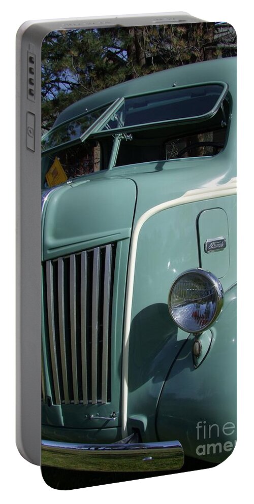 1947 Ford Cab Over Truck Portable Battery Charger featuring the photograph 1947 Ford Cab Over Truck by Mary Deal