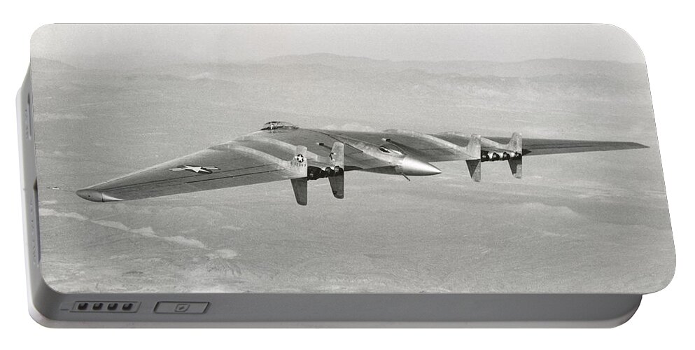 Vintage Portable Battery Charger featuring the photograph 1947 Northrop Flying Wing by Historic Image