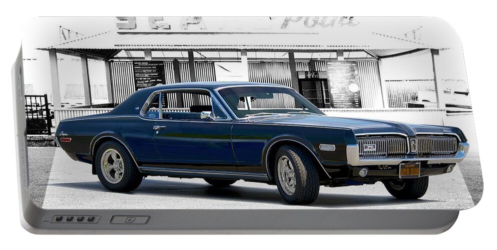 Automobile Portable Battery Charger featuring the photograph 1968 Mercury Cougar XR-7 GT by Dave Koontz