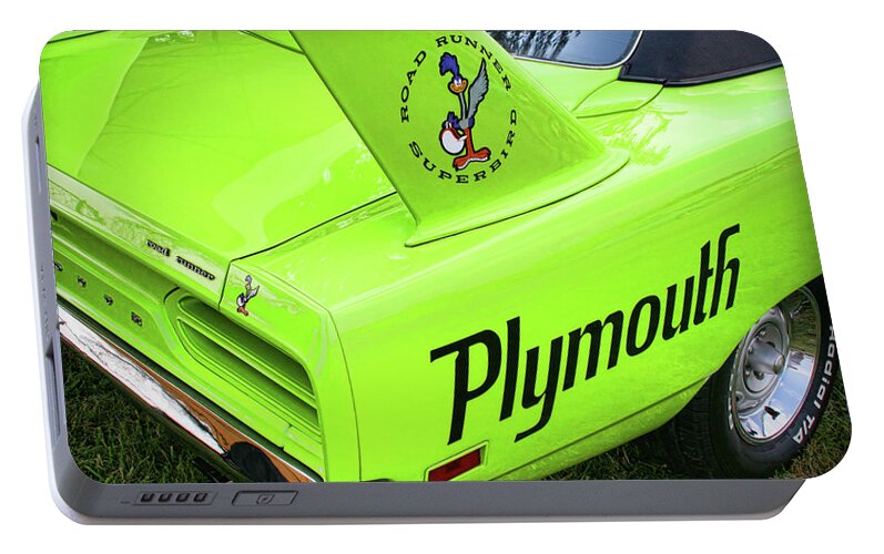 1970 Portable Battery Charger featuring the photograph 1970 Plymouth Superbird by Gordon Dean II