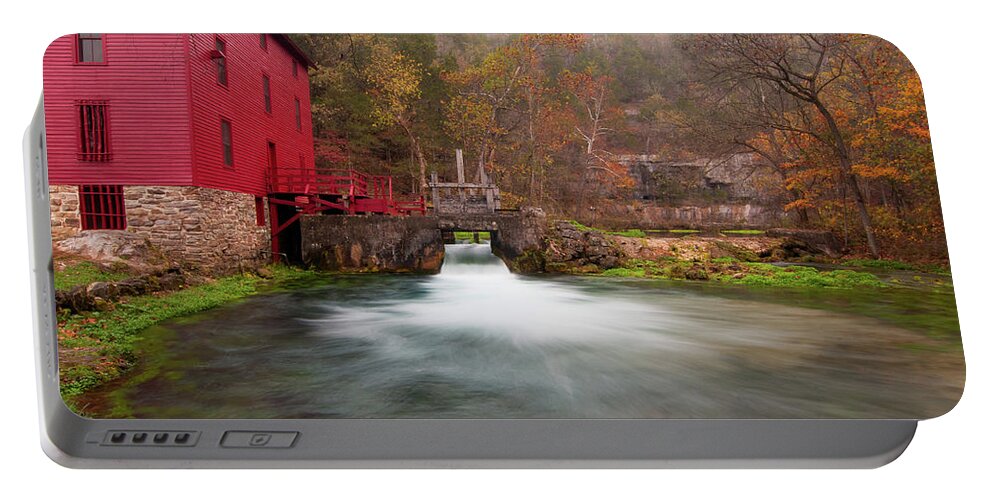 Missouri Portable Battery Charger featuring the photograph Alley Mill #2 by Steve Stuller