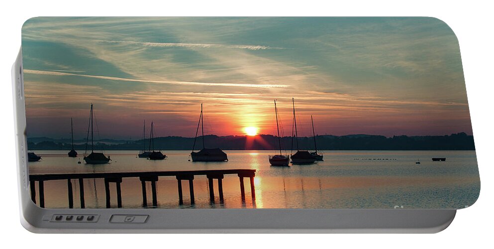 Ammersee Portable Battery Charger featuring the photograph Ammersee by Smart Aviation