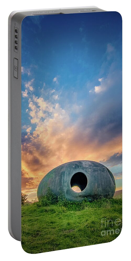 Atom Portable Battery Charger featuring the photograph Atom Panopticon #2 by Mariusz Talarek