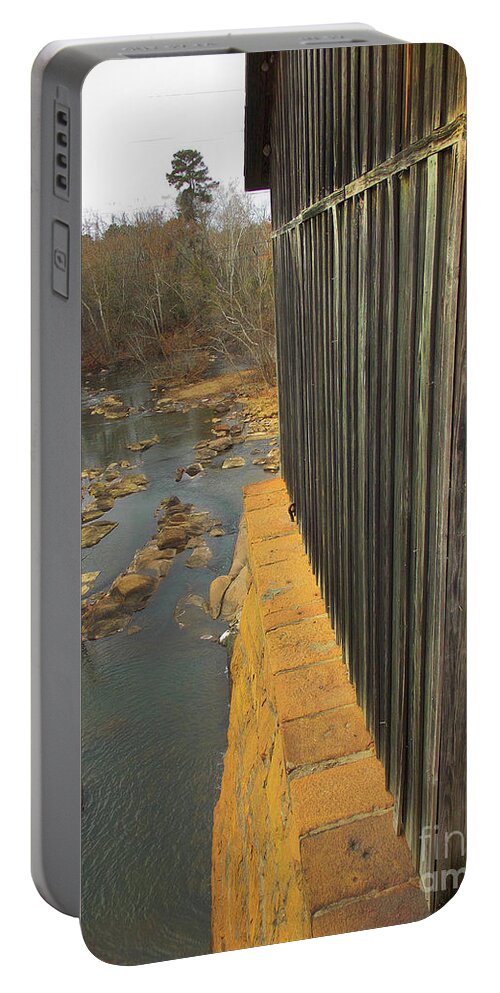 Scenic Tours Portable Battery Charger featuring the photograph Barn Siding #2 by Skip Willits