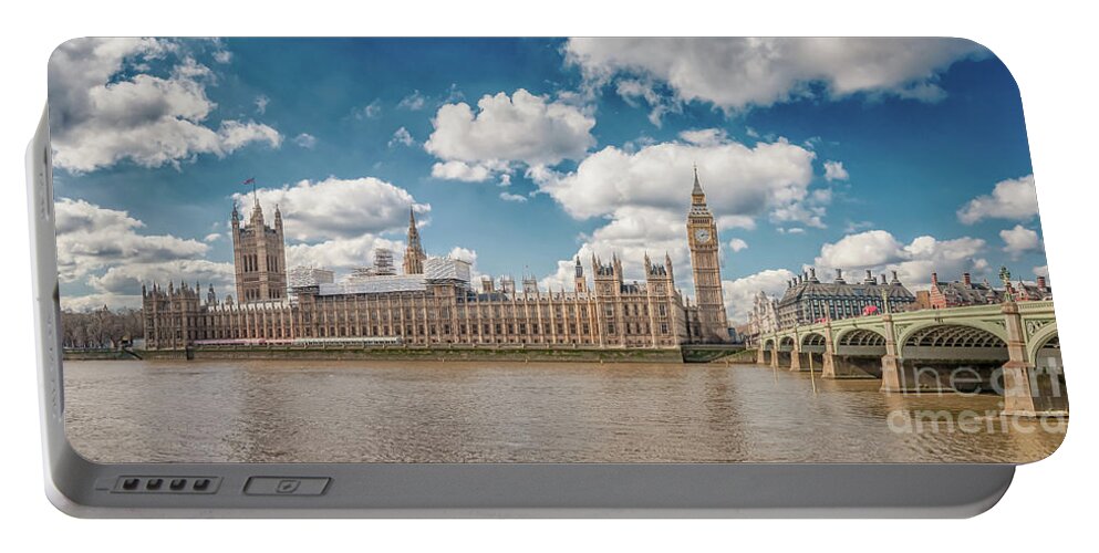 Ben Portable Battery Charger featuring the photograph Big Ben and Parliament Building #2 by Mariusz Talarek
