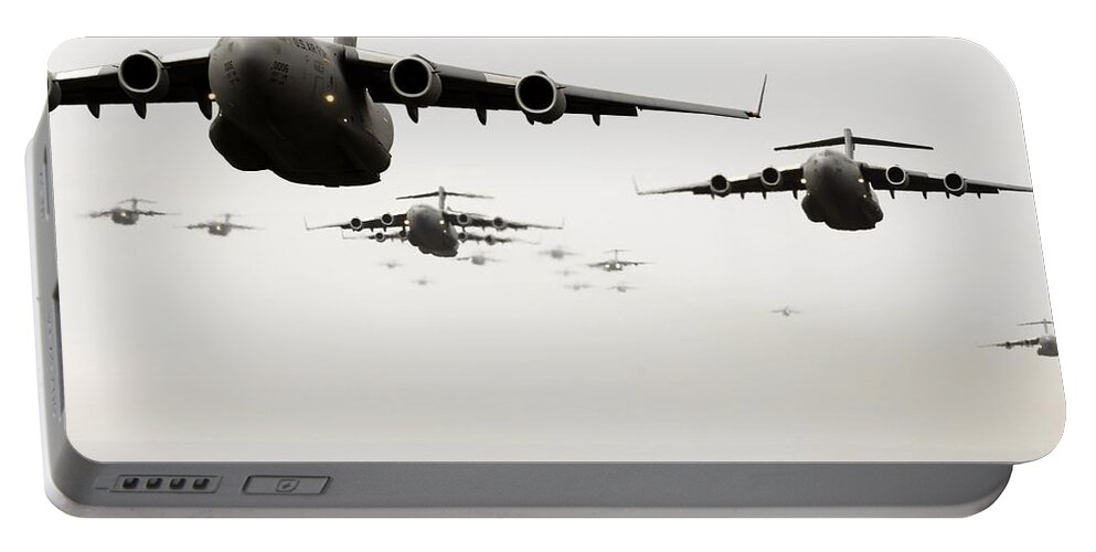 Boeing C-17 Globemaster Iii Portable Battery Charger featuring the photograph Boeing C-17 Globemaster III #2 by Jackie Russo
