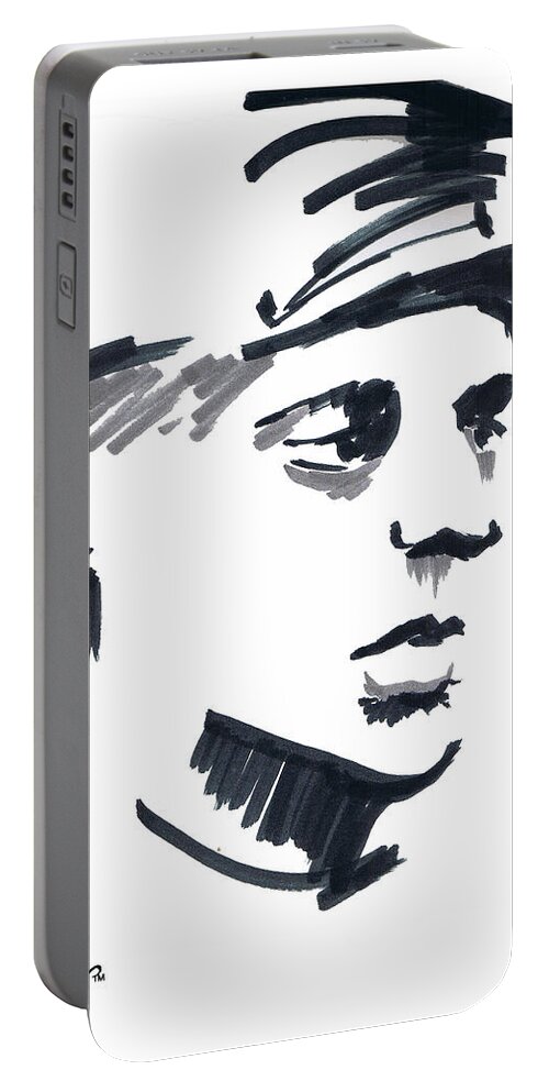 Civil War Portable Battery Charger featuring the drawing Civil War Soldier by Seth Weaver