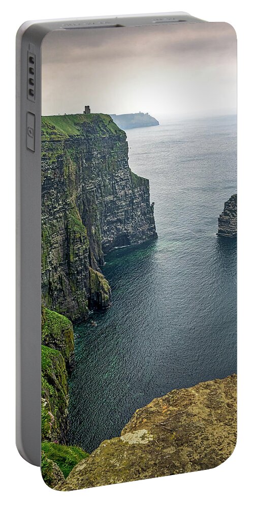 Cliffs Of Moher Portable Battery Charger featuring the photograph Cliffs of Moher #2 by Mark Llewellyn
